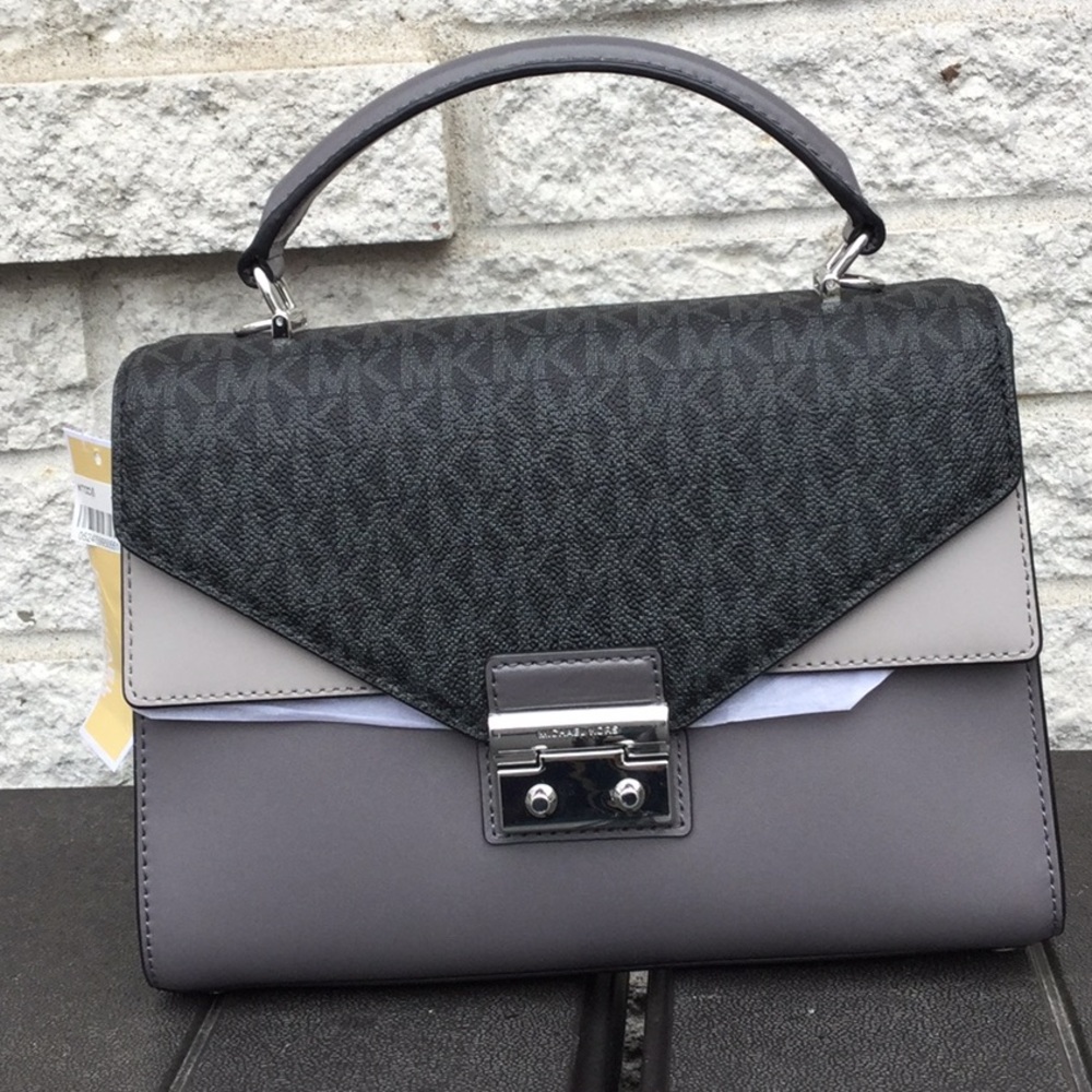 NEW MICHAEL Michael Kors Top-Handle Satc - Picture 3 of 8
